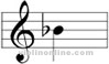 flat note