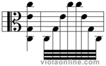 quad stop arpeggiated